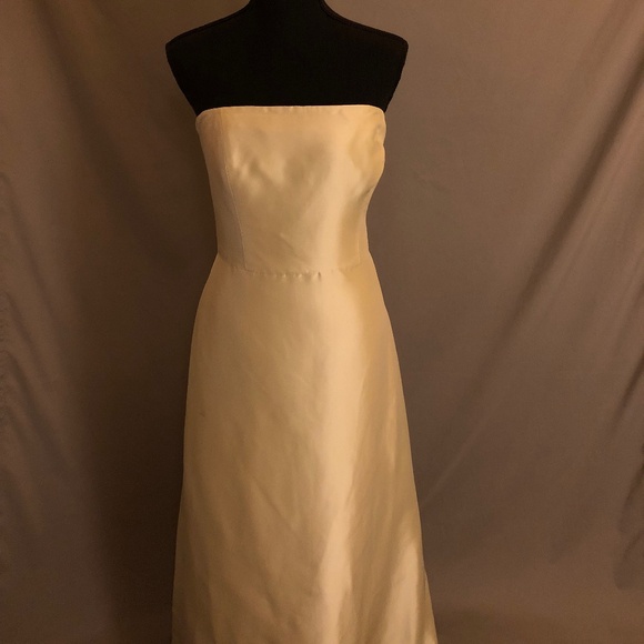 Sage Green Ann Taylor Strapless Floor Length Prom/Formal Dress - Picture 1 of 5